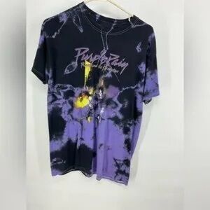 Purple Rain Tie-Dye Graphic Tee